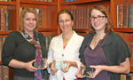 Waring library
                                          accepting award