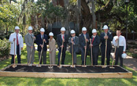 Melvyn Berlinsky at
                                        a 2008 groundbreaking