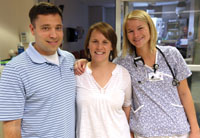 The Porters with
                                          an MUSC nurse